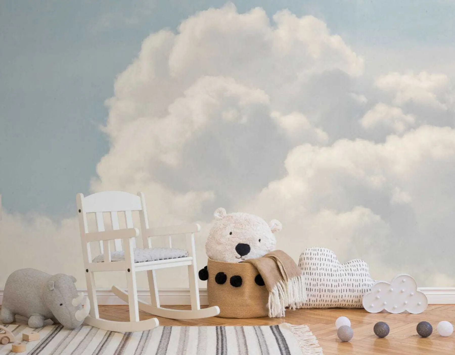 murais de parede Nuvens fofas u51247