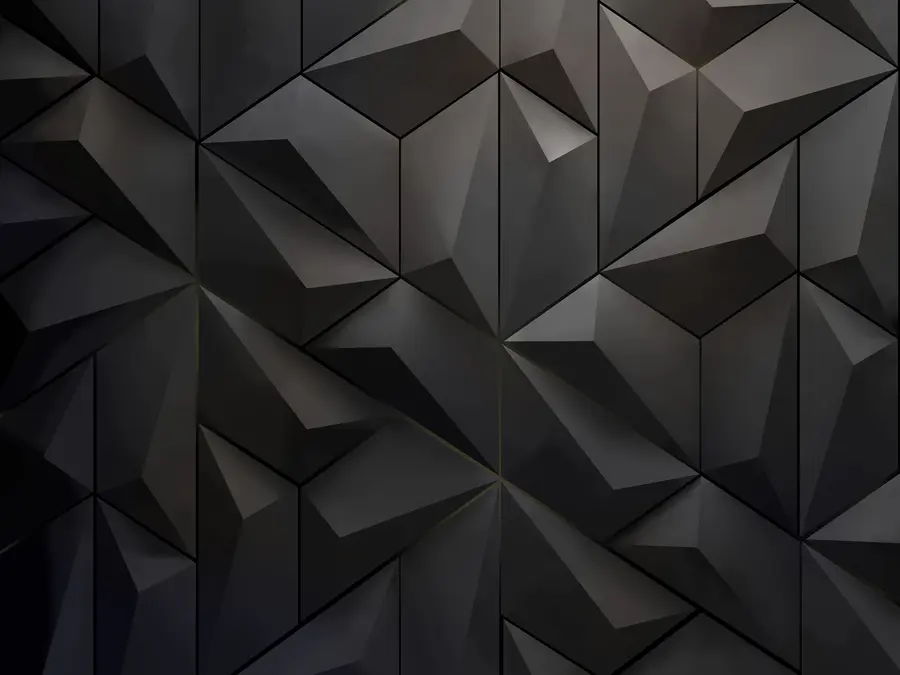 murais de parede Painéis triangulares u79936