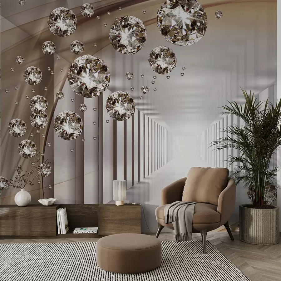 murais de parede túnel com strass u79958