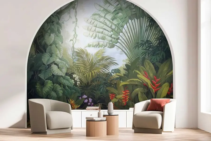 murais de parede Floresta tropical brilhante u02708
