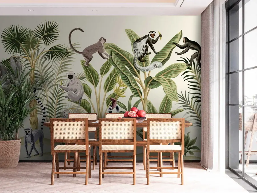 murais de parede Papel de parede de animais exóticos u51912
