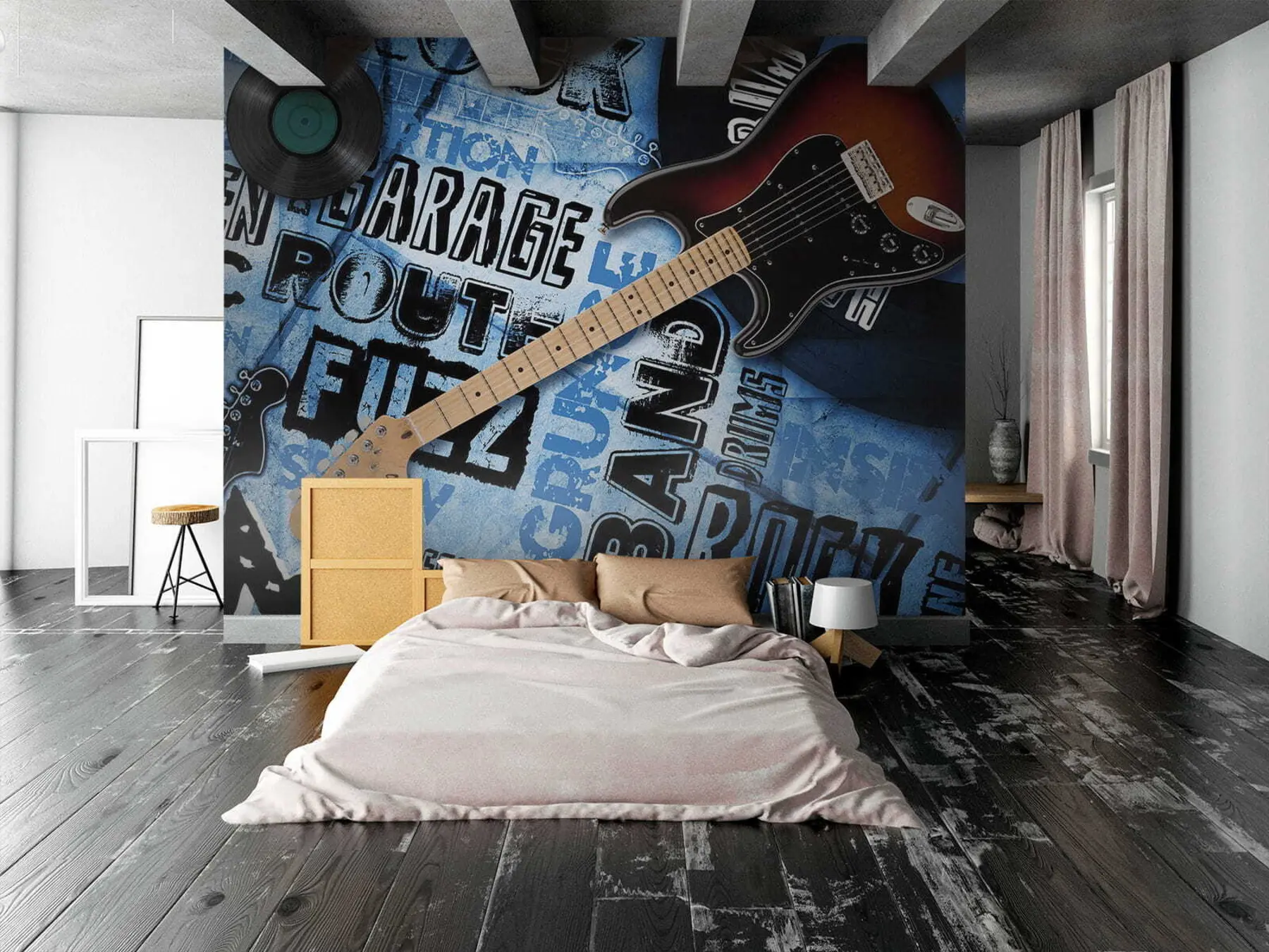 murais de parede Rock para sempre u06794