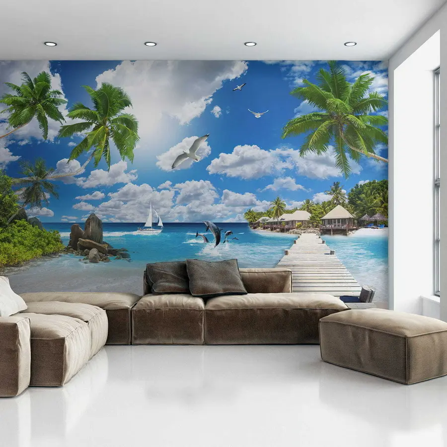 murais de parede Ilha paraiso u06969