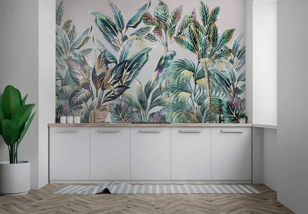 murais de parede Trópicos verdes u09335