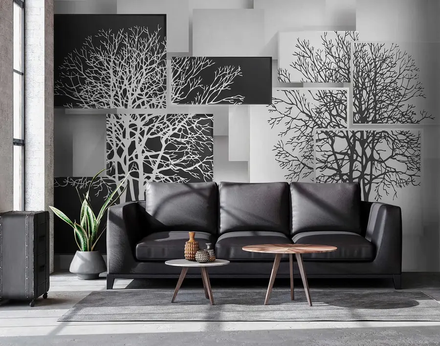 murais de parede Árvore Yin Yan u09369