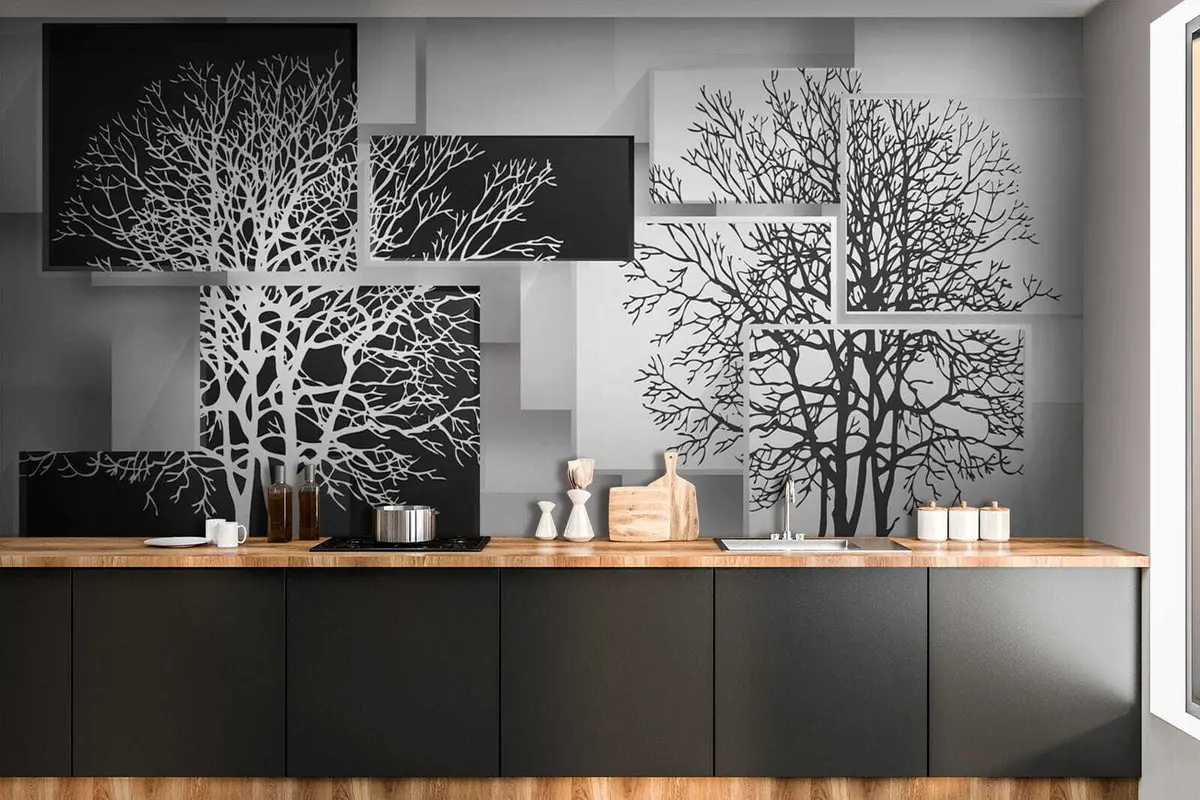 murais de parede Árvore Yin Yan u09369