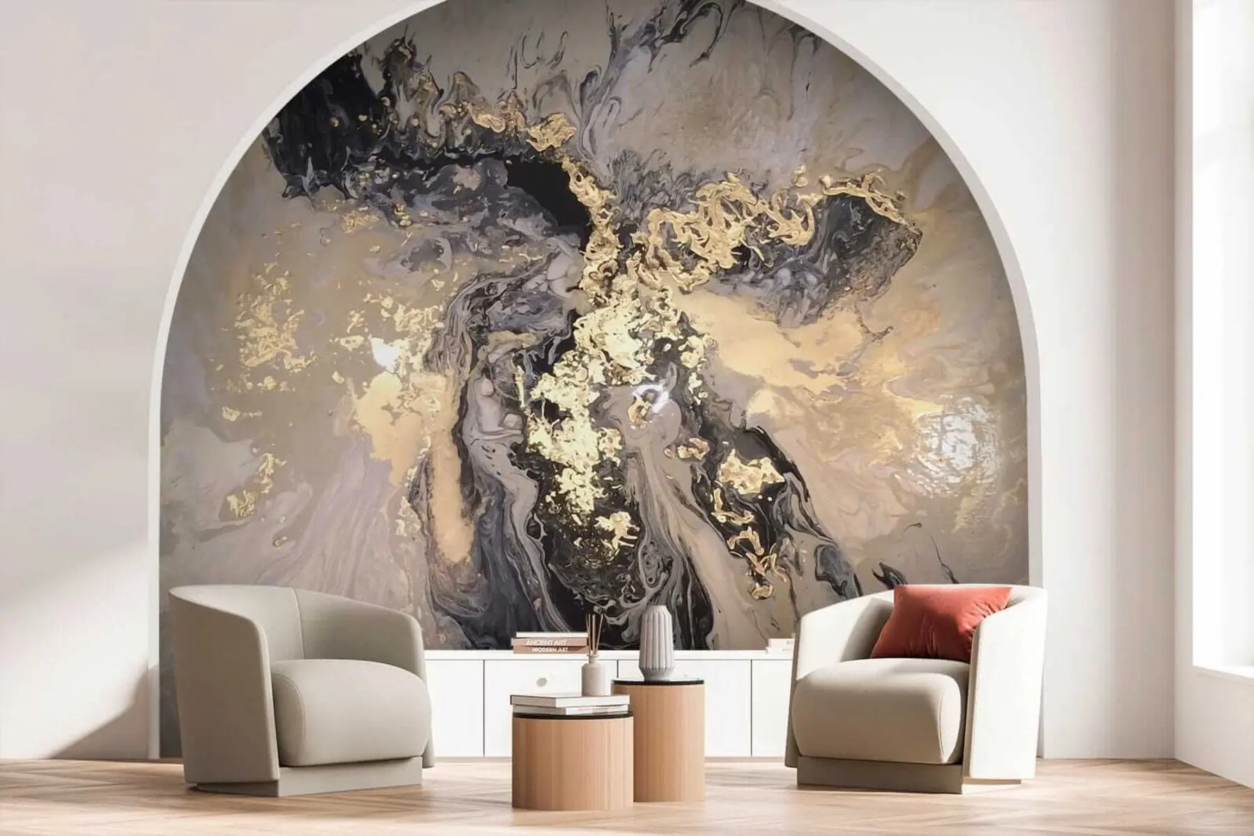 murais de parede Arte abstrata, líquido, fluido u16941