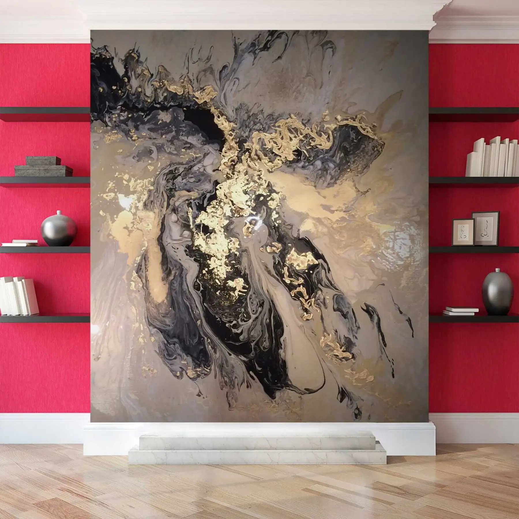 murais de parede Arte abstrata, líquido, fluido u16941