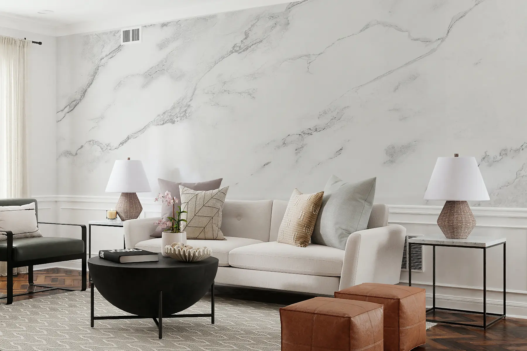 murais de parede Mármore cinza u21721