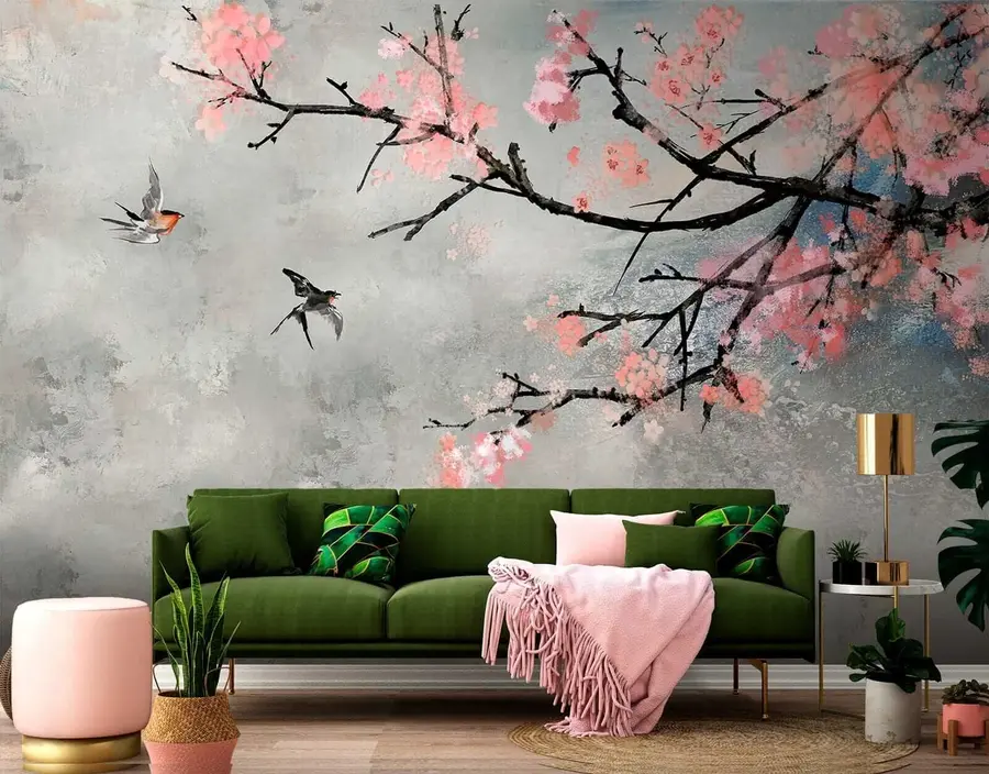 murais de parede Ramo florido u21853