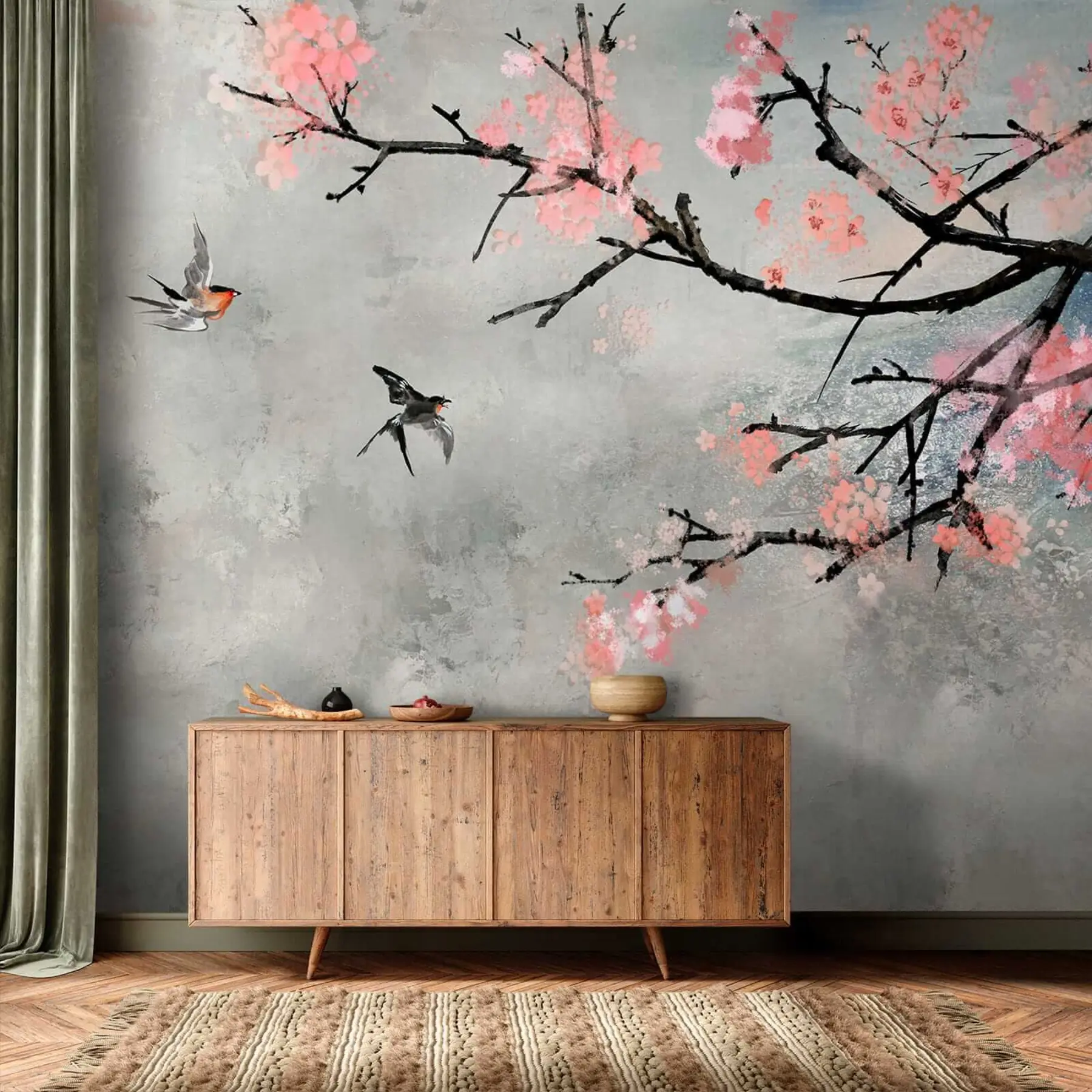 murais de parede Ramo florido u21853
