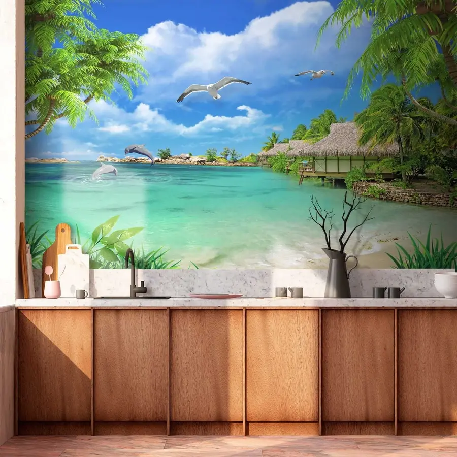 murais de parede Ilha paraiso u26969