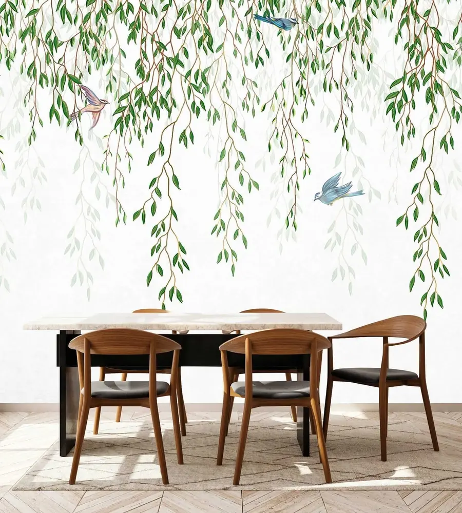 murais de parede Os ramos de salgueiro u28344