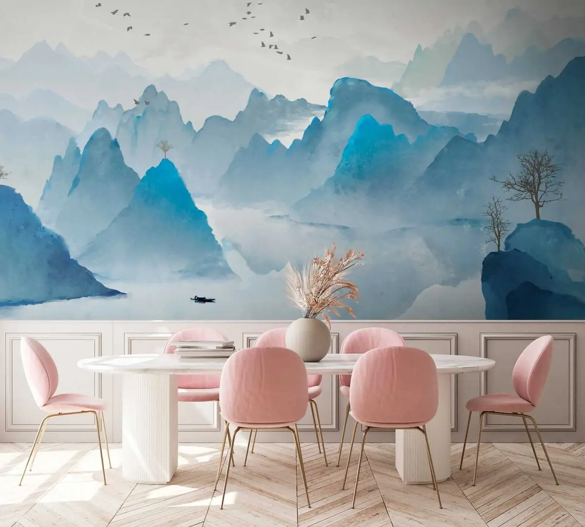 murais de parede Montanhas Azuis u32523
