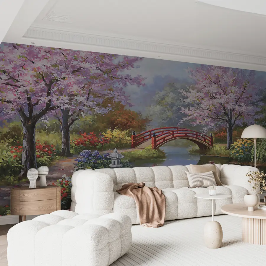 murais de parede Jardim japonês u35418