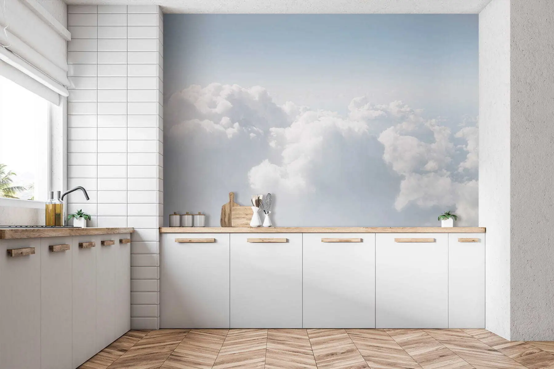 murais de parede Voo nas nuvens u35954