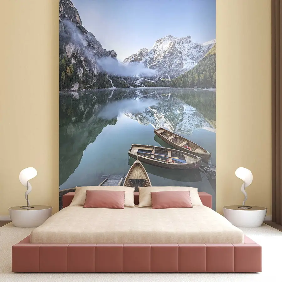 murais de parede Paisagem com barcos u44826