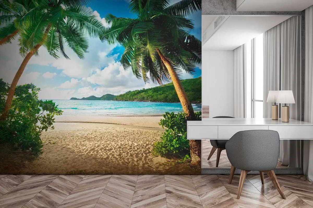 murais de parede Descanse sob as palmeiras u53753