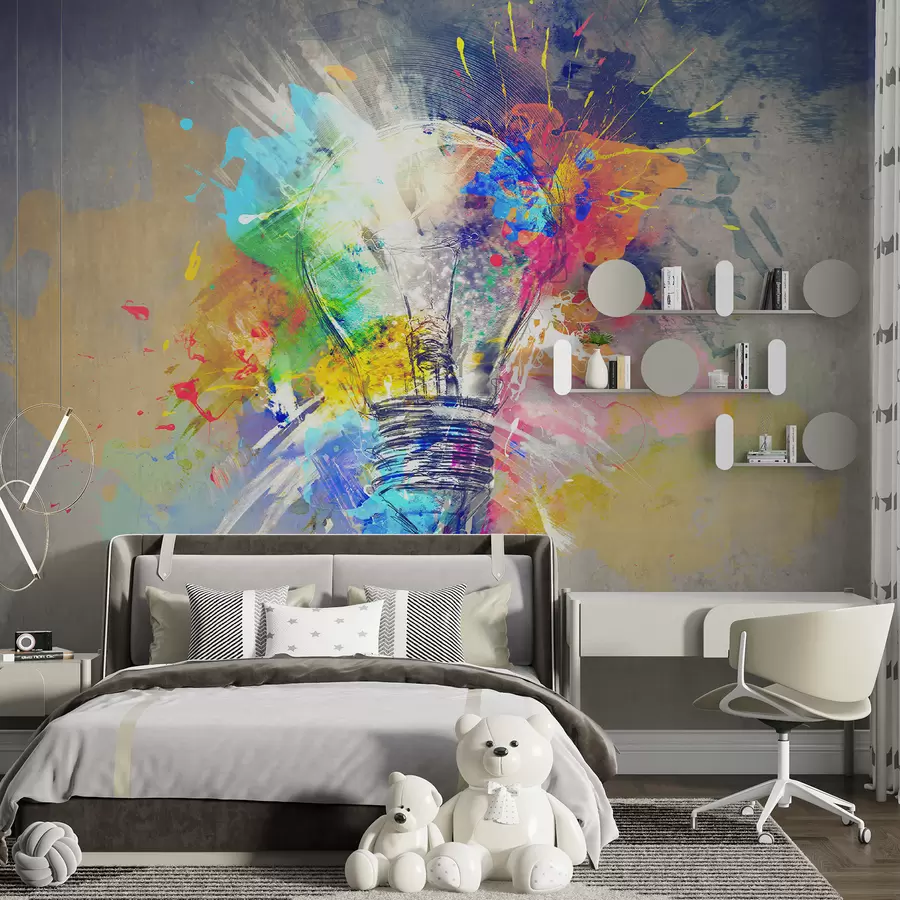 murais de parede Nascimento de uma ideia, abstração u53882