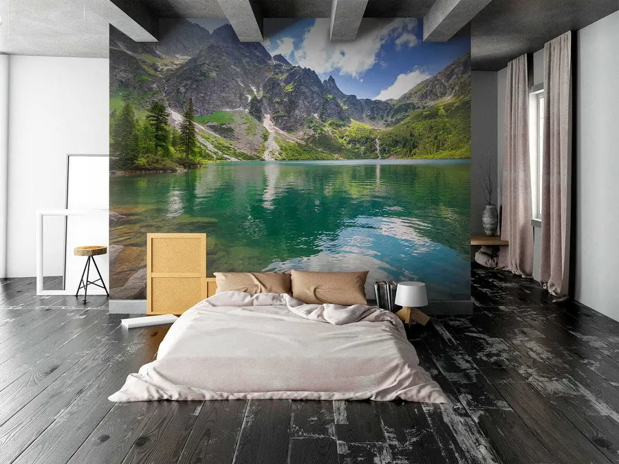 murais de parede Vista da montanha u54486