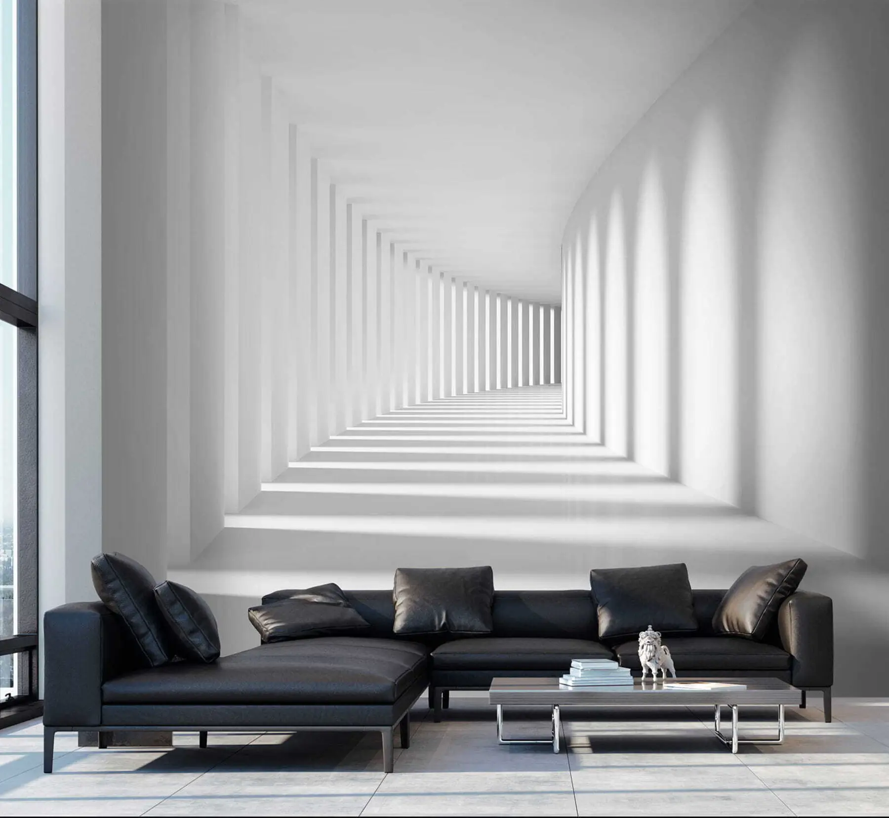 murais de parede Cinza, arte e paralelo u55301