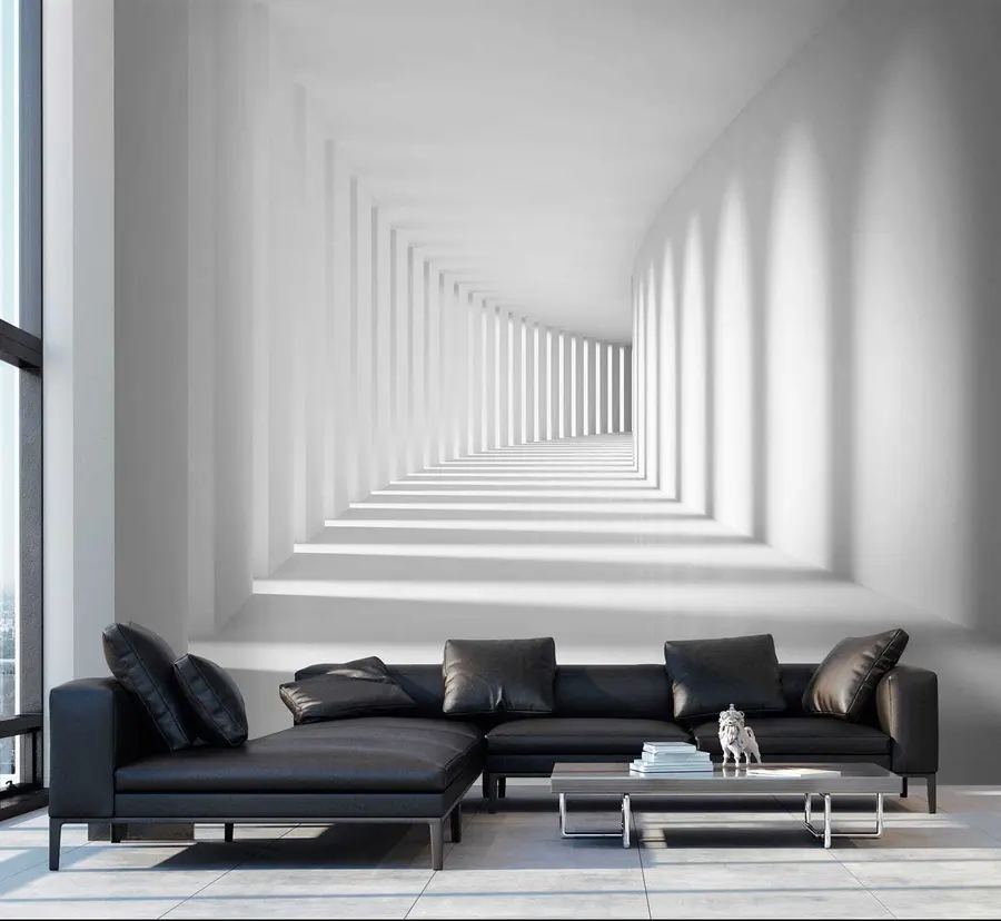 murais de parede Cinza, arte e paralelo u55301