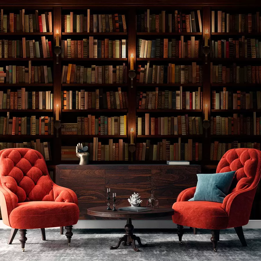 murais de parede Estante de livros u57072