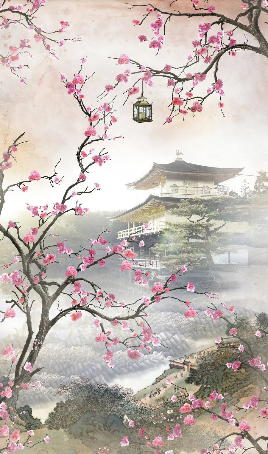 murais de parede Paisagem japonesa u60294