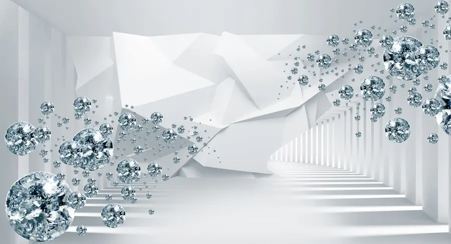 murais de parede Inclinação, fonte e arte u60340