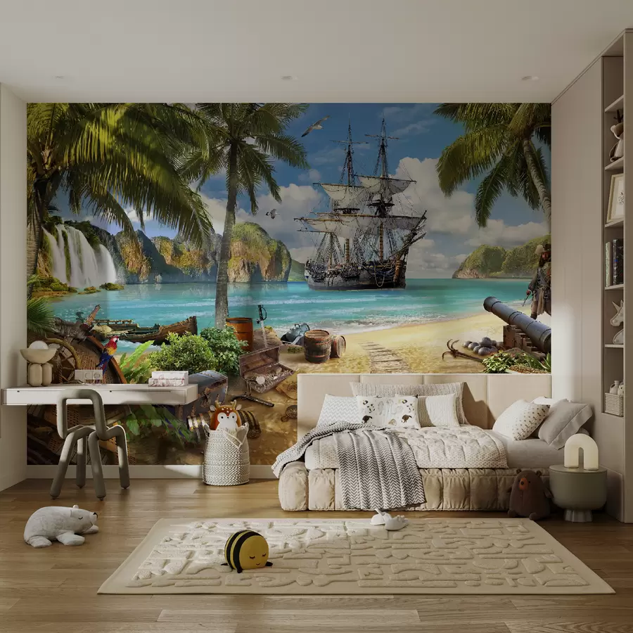 murais de parede Navio pirata u62419