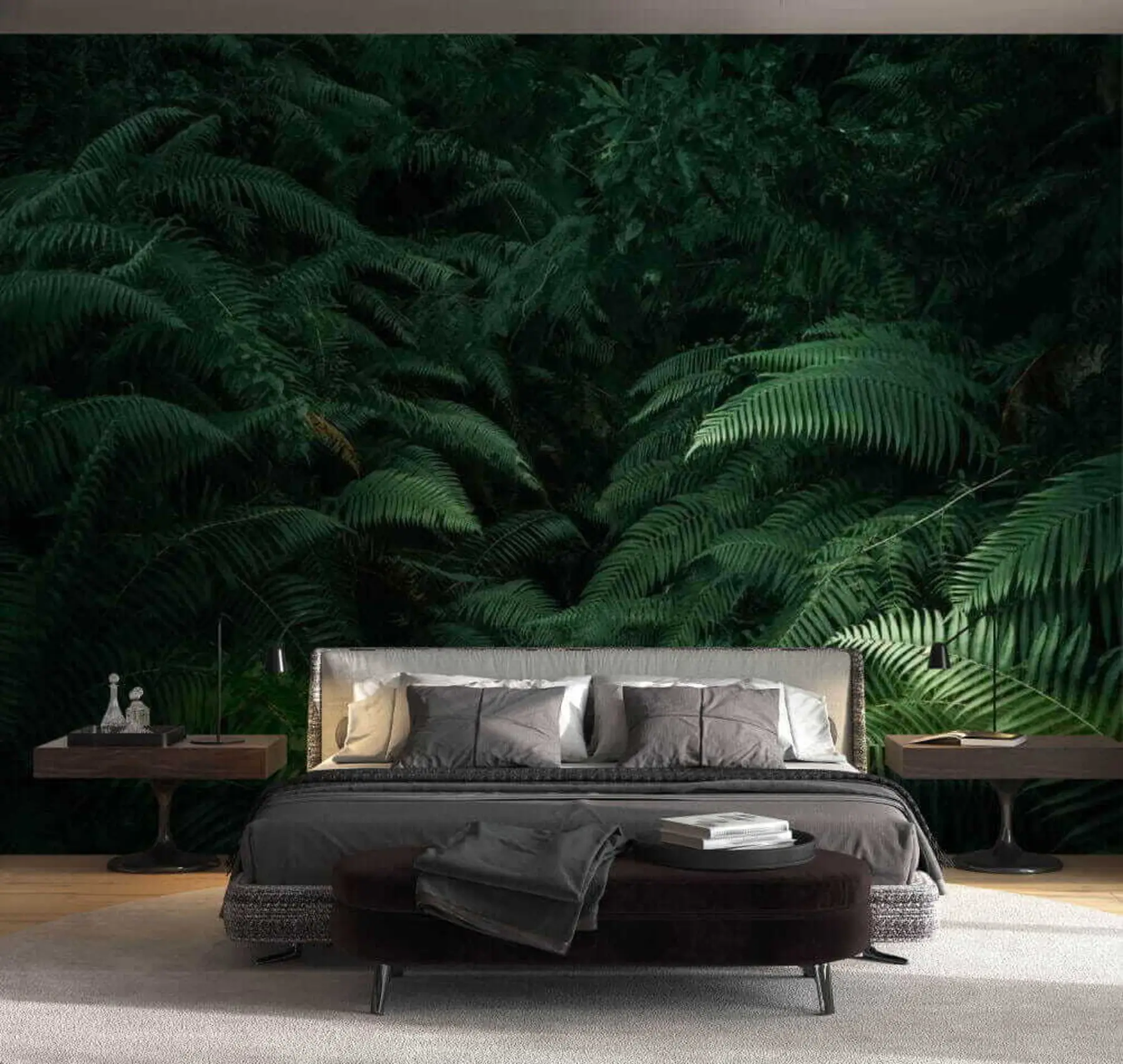 murais de parede Moitas de samambaias u51904