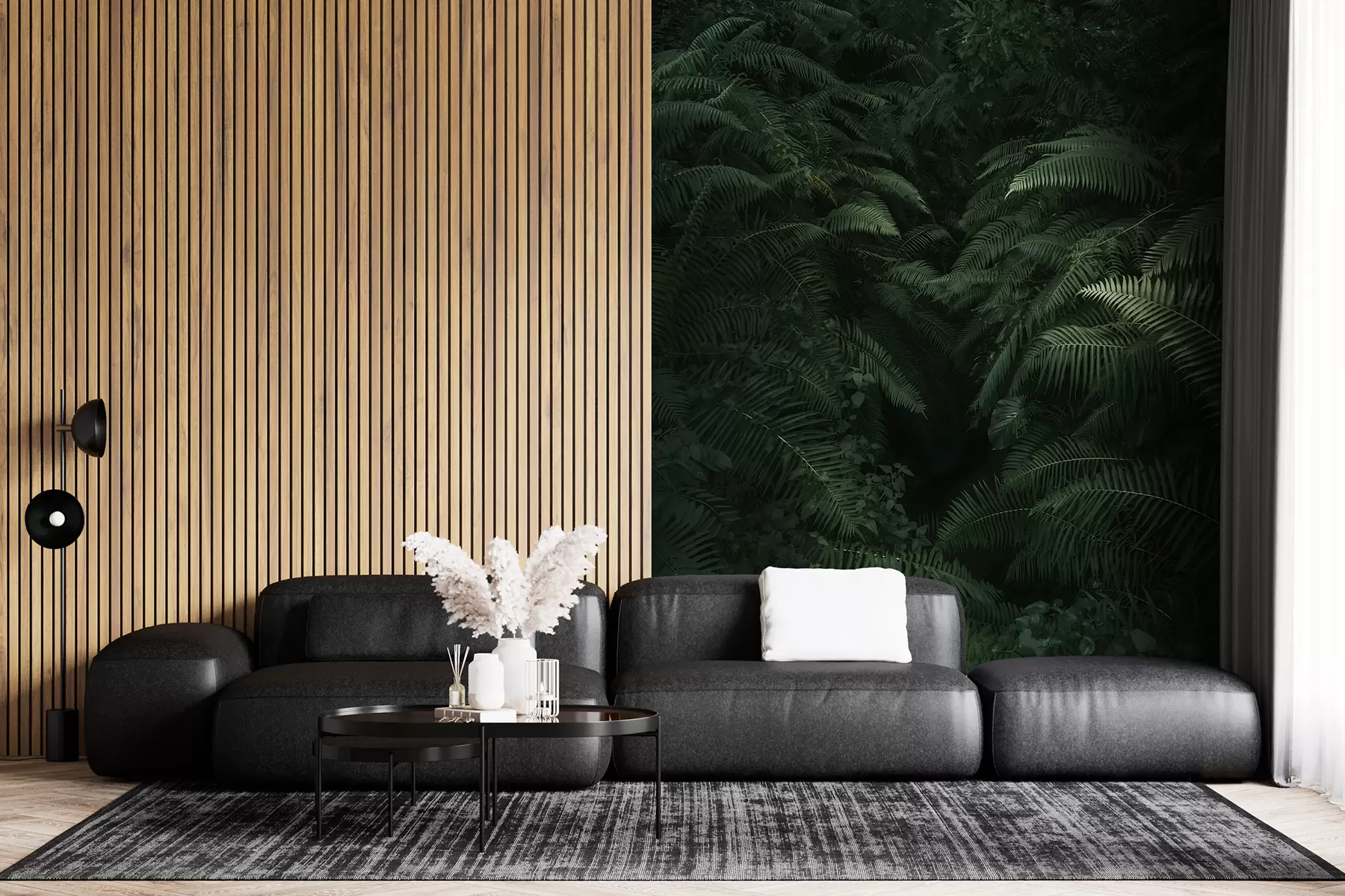 murais de parede Moitas de samambaias u51904