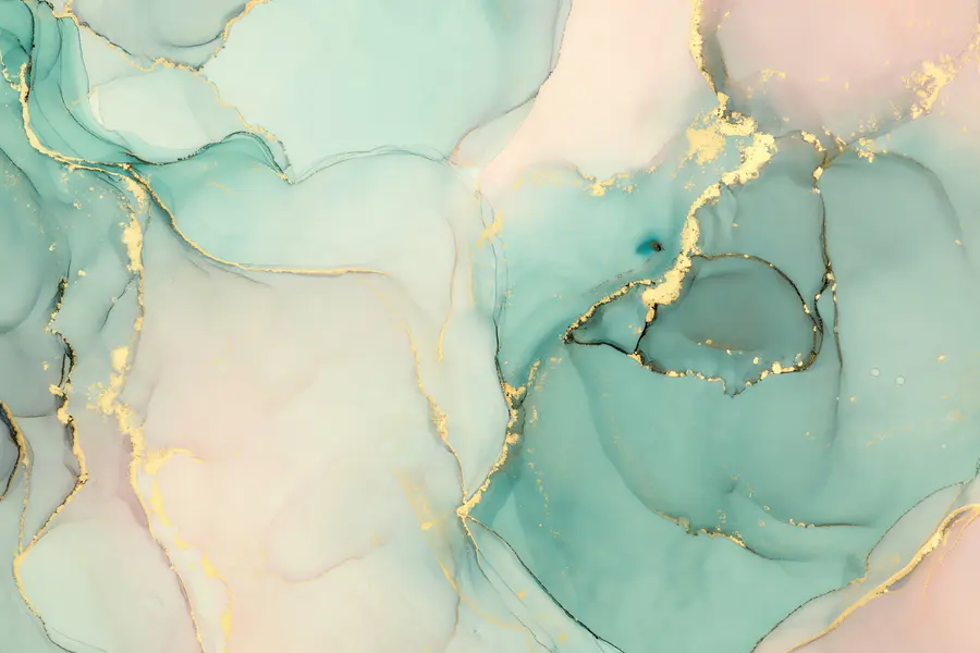 murais de parede Mármore azul u20877