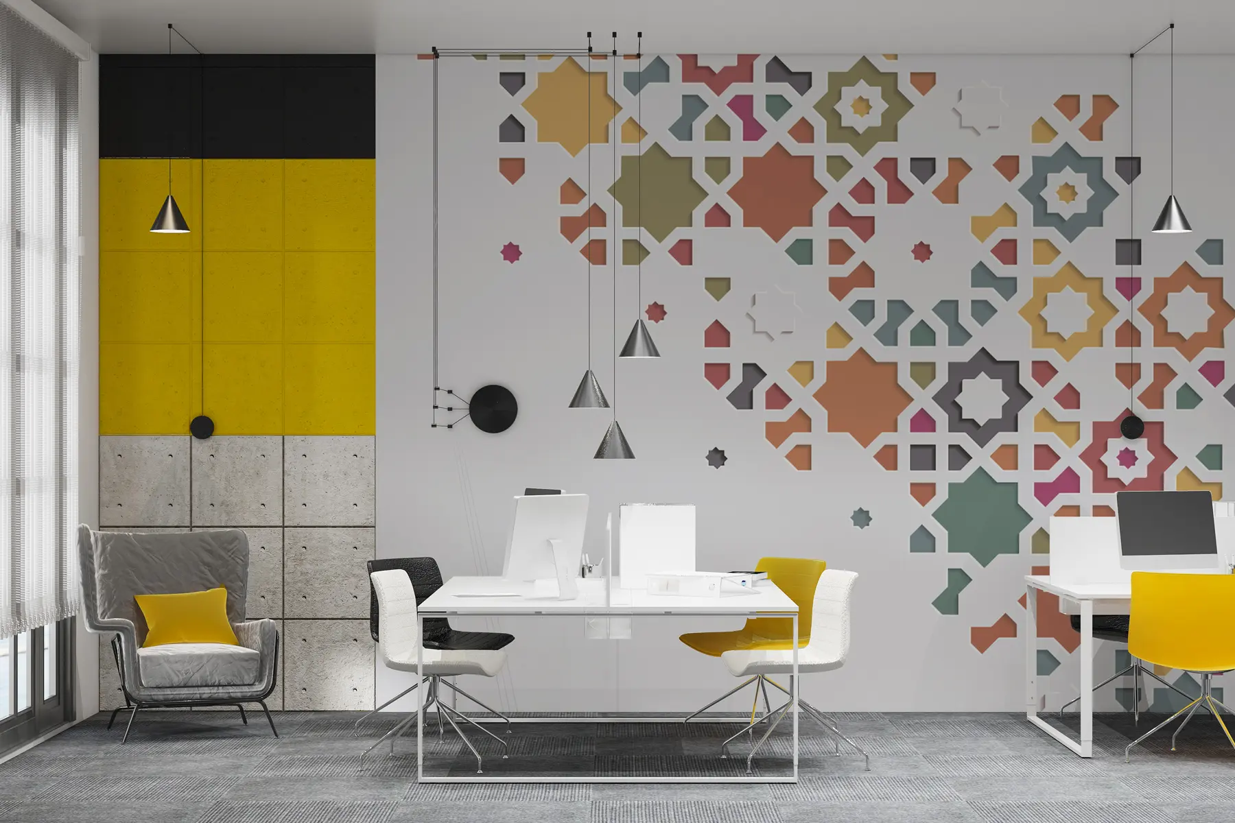 murais de parede Mosaico decorativo w00007