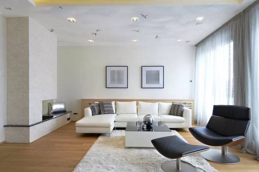 murais de parede Céu azul com andorinhas w00526