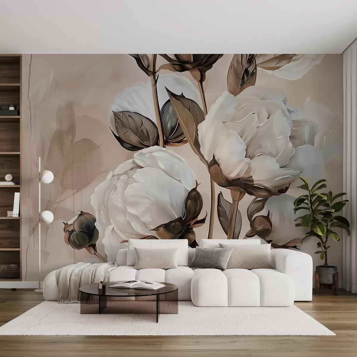 murais de parede Pintura a óleo de algodão w00684