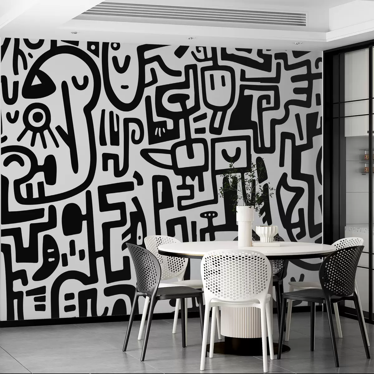 murais de parede Grafite w08006