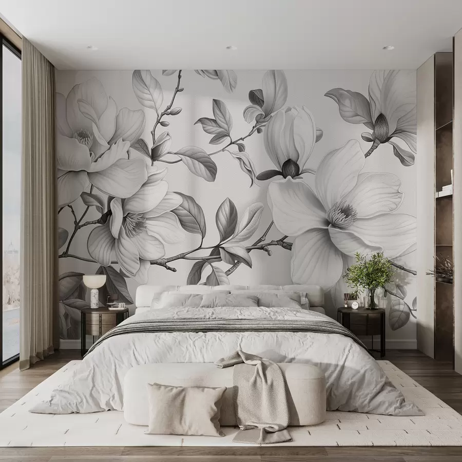 murais de parede Bravded ar magnolia unliv w01429