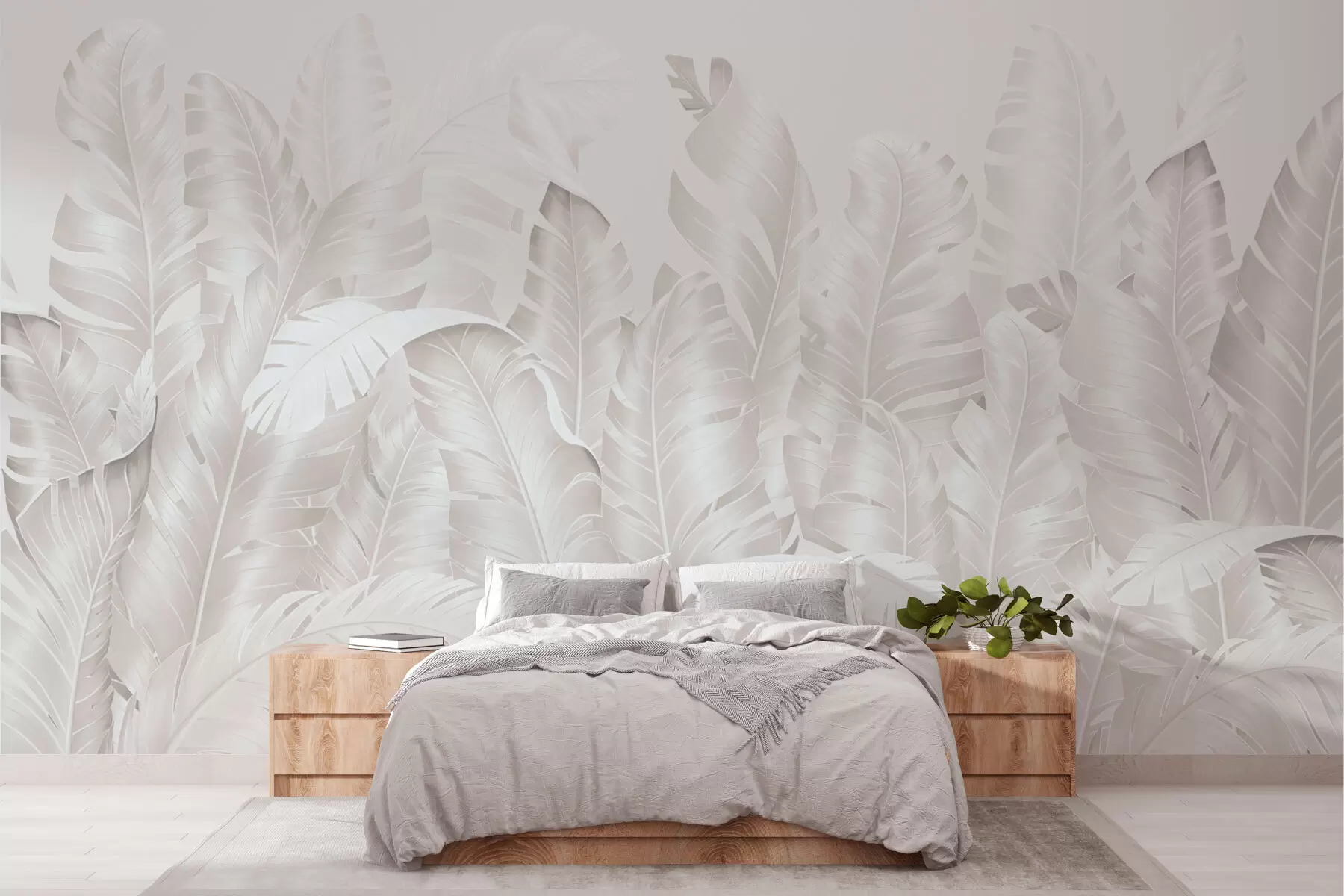 murais de parede Delioù beige trovanel pastel a-vremañ w01481