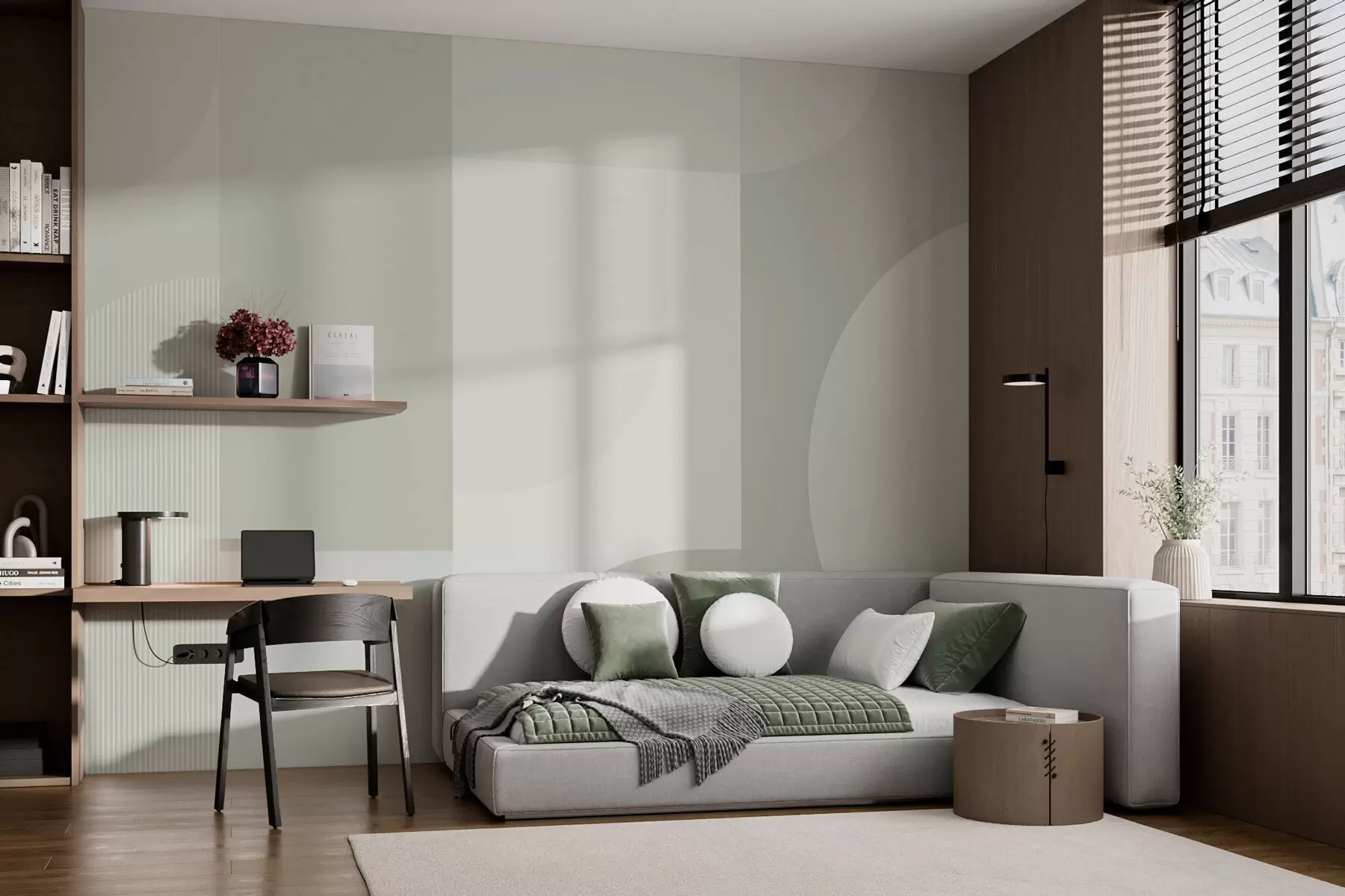 murais de parede Minimalizm jeometriezh stilet w01500