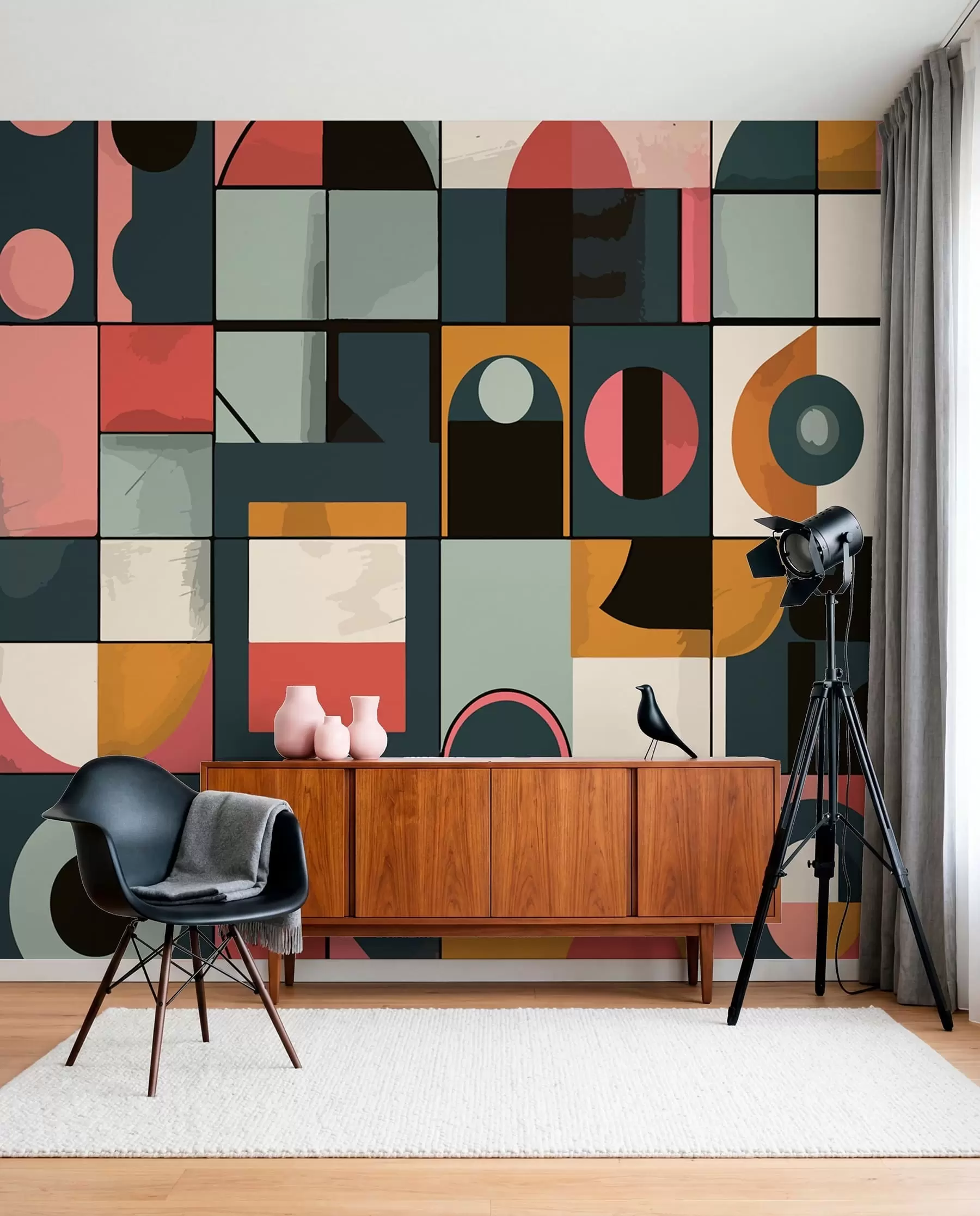 murais de parede Estilo Bahaus w01075