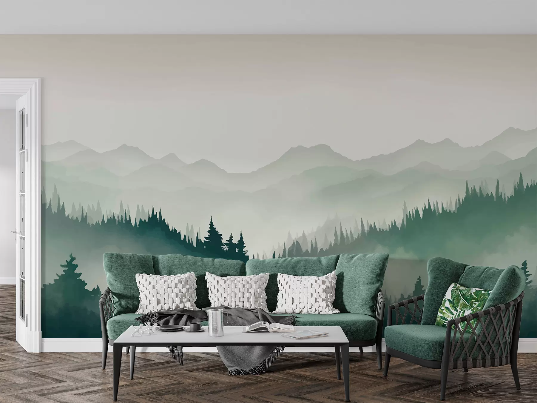 murais de parede Montanhas w01747