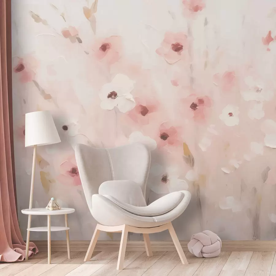 murais de parede Flores suaves w01818