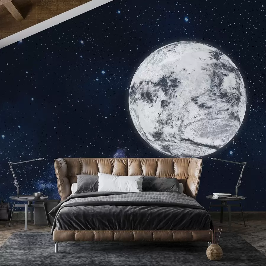murais de parede Planeta no espaço, estrelas, constelações, cósmico w01800