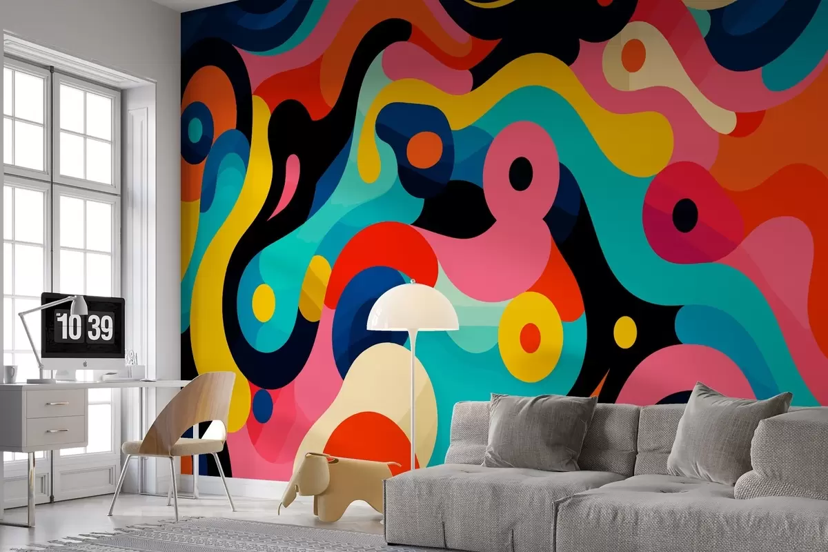 murais de parede Abstração w01912
