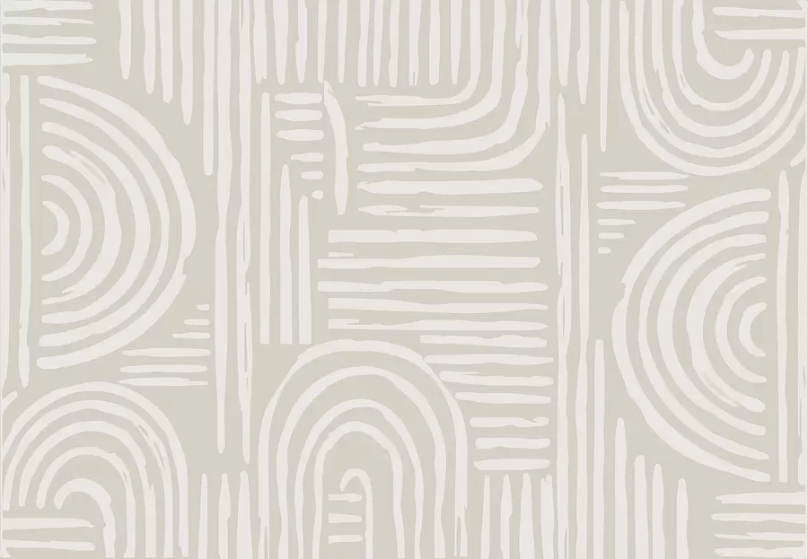 murais de parede Design boho em cores suaves w01919