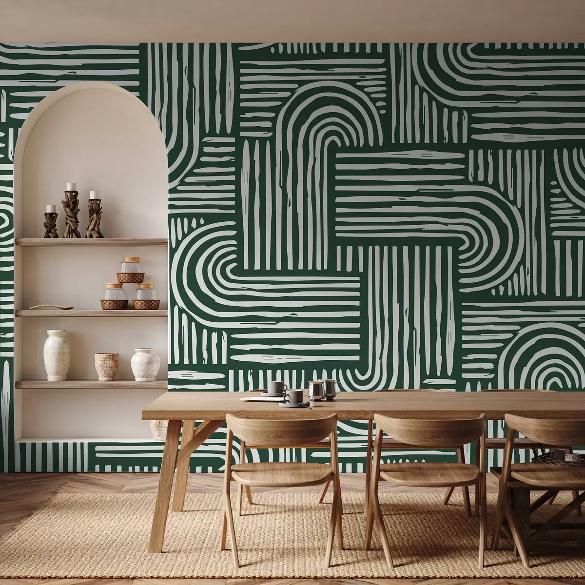 murais de parede Padrões elegantes para design moderno u99089v2