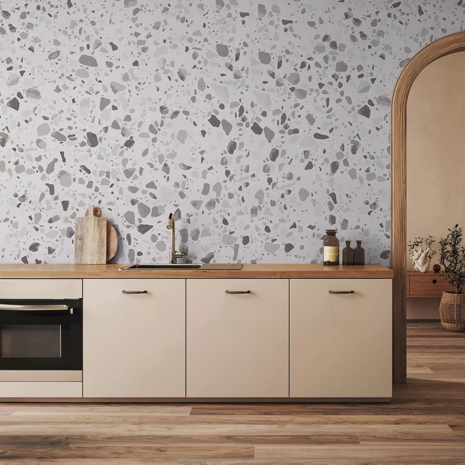 murais de parede Design elegante com textura de superfície salpicada u99669