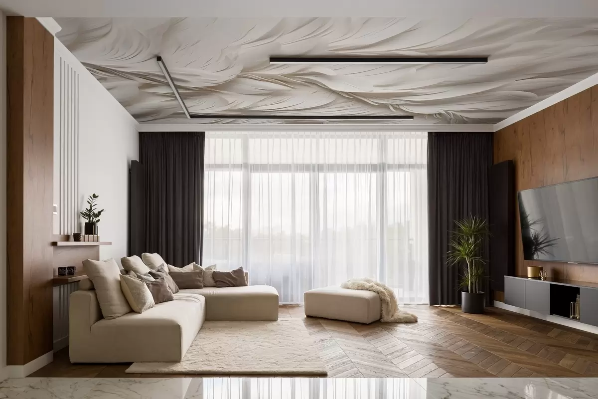 murais de parede Penas volumosas w02118