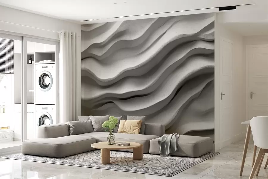 murais de parede Сtextura concreta de relevo suave w02233
